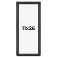 thumbnail image 1 of 11x26 Shadow Box Frame Grey Charcoal Black | 0.875 Inches Deep | Solid Wood Shadowbox Display Frame, 1 of 8