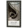 thumbnail image 1 of 11x27 Frame Black Bamboo Solid Wood Picture Frame Width 1.5 Inches | Interior Frame Depth 0.5, 1 of 8