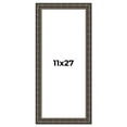 thumbnail image 1 of 11x27 Frame Black Bamboo Solid Wood Picture Frame Width 1.5 Inches | Interior Frame Depth 0.5, 1 of 8