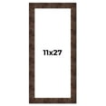 thumbnail image 1 of 11x27 Frame Brown Burl Real Wood Picture Frame Width 1.625 Inches | Interior Frame Depth 0.5 Inches, 1 of 8