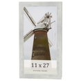 thumbnail image 1 of 11x27 Frame White Real Wood Picture Frame Width 1.5 inches | Interior Frame Depth 0.5 inches | Barn, 1 of 8