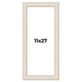 thumbnail image 1 of 11x27 Frame White Real Wood Picture Frame Width 1.75 inches | Interior Frame Depth 0.5 inches |, 1 of 8