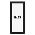 thumbnail image 1 of 11x27 Shadow Box Black Solid Wood Display Picture Frame | 1 Inch Rabbet Depth | | 1.375 Inch, 1 of 4