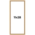 thumbnail image 1 of 11x28 Frame Beaded Gold Solid Wood Picture Frame | 0.75 Inches Moulding Width | Liscio Oro, 1 of 8