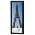 thumbnail image 1 of 11x28 Frame Black Passaggi Solid Wood Picture Frame Width 1.5 Inches | Interior Depth 0.5 Inches |, 1 of 8