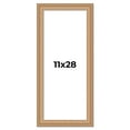 thumbnail image 1 of 11x28 Frame Charleston Honey Brown Solid Wood Picture Frame Width 1.75 Inches | Interior Depth 0.5, 1 of 8