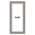 thumbnail image 1 of 11x29 Frame Grey Real Wood Picture Frame Width 2.75 Inches | Interior Frame Depth 0.5 Inches |, 1 of 8