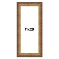 thumbnail image 1 of 11x29 Frame Vintage Gold Solid Wood Picture Frame | 2.5 Inch Moulding Width | Ornate Bronze Museo, 1 of 8