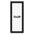 thumbnail image 1 of 11x29 Shadow Box Black Solid Wood Display Picture Frame | 1 Inch Rabbet Depth | | 1.375 Inch, 1 of 4