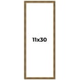 thumbnail image 1 of 11x30 Frame Gold Kingsley Distressed Solid Wood Picture Frame Width 0.75 Inches | Interior Frame, 1 of 8