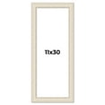 thumbnail image 1 of 11x30 Frame White Real Wood Picture Frame Width 1.75 inches | Interior Frame Depth 0.5 inches |, 1 of 8
