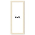 thumbnail image 1 of 11x31 Frame White Real Wood Picture Frame Width 1.5 inches | Interior Frame Depth 0.5 inches | Barn, 1 of 8