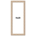 thumbnail image 1 of 11x31 Frame White Real Wood Picture Frame Width 1.5 inches | Interior Frame Depth 0.5 inches |, 1 of 8