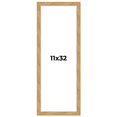 thumbnail image 1 of 11x32 Frame Beige Real Wood Picture Frame Width 1.25 inches | Interior Frame Depth 0.5 inches |, 1 of 8