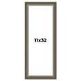 thumbnail image 1 of 11x32 Frame Brown Solid Wood Picture Frame | 1.75 Inch Moulding Width | Austin Frame Complete with, 1 of 8