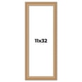 thumbnail image 1 of 11x32 Frame Charleston Honey Brown Solid Wood Picture Frame Width 1.75 Inches | Interior Depth 0.5, 1 of 8