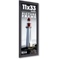 thumbnail image 1 of 11x33 Frame Black Passaggi Solid Wood Picture Frame Width 1.5 Inches | Interior Depth 0.5 Inches |, 1 of 8