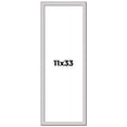 thumbnail image 1 of 11x33 Frame Silver Inner Slope Bevel Picture Frame | 1 Inch Moulding Width | 0.75 Inch Rabbet Depth, 1 of 8