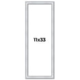 thumbnail image 1 of 11x33 Frame Sterling Silver Solid Wood Picture Frame | 1.25 Inch Moulding Width | 0.75 Inch, 1 of 8