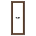 thumbnail image 1 of 11x34 Copper and Brown Real Wood Picture Frame Width 2 inches | Interior Frame Depth 0.5 inches |, 1 of 8