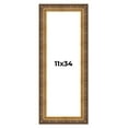 thumbnail image 1 of 11x34 Frame Vintage Gold Solid Wood Picture Frame | 2.5 Inch Moulding Width | Ornate Bronze Museo, 1 of 8