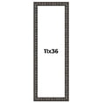 thumbnail image 1 of 11x36 Frame Black-Brown Medieval Solid Wood Picture Frame | 1.5 Inch Moulding Width | Gotham, 1 of 8