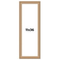thumbnail image 1 of 11x36 Frame Charleston Honey Brown Solid Wood Picture Frame Width 1.75 Inches | Interior Depth 0.5, 1 of 8