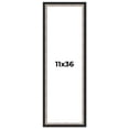 thumbnail image 1 of 11x36 Frame Silver Real Wood Picture Frame Width 1.25 Inches | Interior Frame Depth 0.75 Inches |, 1 of 8