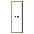 thumbnail image 1 of 11x36 Frame Silver Real Wood Picture Frame Width 1.75 Inches | Interior Frame Depth 0.5 Inches |, 1 of 8