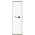 thumbnail image 1 of 11x37 Frame White Wheat Solid Wood Picture Frame | Moulding Width 0.75 Inches | Interior Depth 0.5, 1 of 8