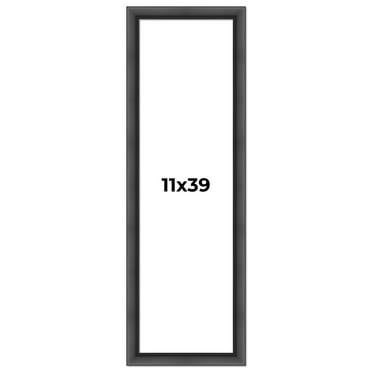 11x39 Frame Black Passaggi Solid Wood Picture Frame Width 1.5 Inches | Interior Depth 0.5 Inches |