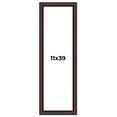thumbnail image 1 of 11x39 Frame Brown Round Mahogany Solid Wood Picture Frame | 1.625 Inch Moulding Width | with UV, 1 of 8