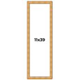 thumbnail image 1 of 11x39 Frame Gold Rustic Solid Wood Picture Frame | 1.25 Inch Wide Moulding | Rustique Gold, 1 of 8