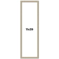thumbnail image 1 of 11x39 Frame Grey Solid Wood Picture Frame Width 1 Inches | Interior Frame Depth 0.5 Inches |, 1 of 8