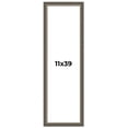 thumbnail image 1 of 11x39 Frame Silver Real Wood Picture Frame Width 1.25 Inches | Interior Frame Depth 0.5 Inches |, 1 of 8
