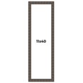 thumbnail image 1 of 11x40 Frame Black Bamboo Solid Wood Picture Frame Width 1.5 Inches | Interior Frame Depth 0.5, 1 of 8