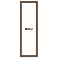thumbnail image 1 of 11x40 Frame Brown Farmhouse Solid Wood Picture Frame Width 1.5 Inches | Interior Frame Depth 0.5, 1 of 8