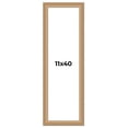 thumbnail image 1 of 11x40 Frame Charleston Honey Brown Solid Wood Picture Frame Width 1.75 Inches | Interior Depth 0.5, 1 of 8