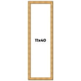 thumbnail image 1 of 11x40 Frame Gold Rustic Solid Wood Picture Frame | 1.25 Inch Wide Moulding | Rustique Gold, 1 of 8