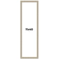 thumbnail image 1 of 11x40 Frame Grey Solid Wood Picture Frame Width 1 Inches | Interior Frame Depth 0.5 Inches |, 1 of 8