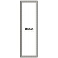 thumbnail image 1 of 11x40 Frame Silver Real Wood Picture Frame Width 1.125 Inches | Interior Frame Depth 0.5 Inches |, 1 of 8