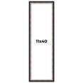 thumbnail image 1 of 11x40 Frame Silver Real Wood Picture Frame Width 1.25 Inches | Interior Frame Depth 0.75 Inches |, 1 of 8