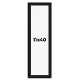 thumbnail image 1 of 11x40 Shadow Box Black Solid Wood Display Picture Frame | 1 Inch Rabbet Depth | | 1.375 Inch, 1 of 4