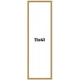 thumbnail image 1 of 11x41 Frame Beaded Gold Solid Wood Picture Frame | 0.75 Inches Moulding Width | Liscio Oro, 1 of 8