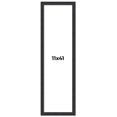 thumbnail image 1 of 11x41 Frame Black Real Wood Picture Frame Width 1.25 Inches | Interior Frame Depth 0.5 Inches |, 1 of 8