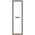 thumbnail image 1 of 11x41 Frame Silver Real Wood Picture Frame Width 1.25 Inches | Interior Frame Depth 0.5 Inches |, 1 of 8