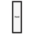 thumbnail image 1 of 11x41 Shadow Box Black Solid Wood Display Picture Frame | 1 Inch Rabbet Depth | | 1.375 Inch, 1 of 4