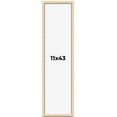 thumbnail image 1 of 11x43 Frame Beige Real Wood Picture Frame Width 0.75 inches | Interior Frame Depth 0.5 inches |, 1 of 8