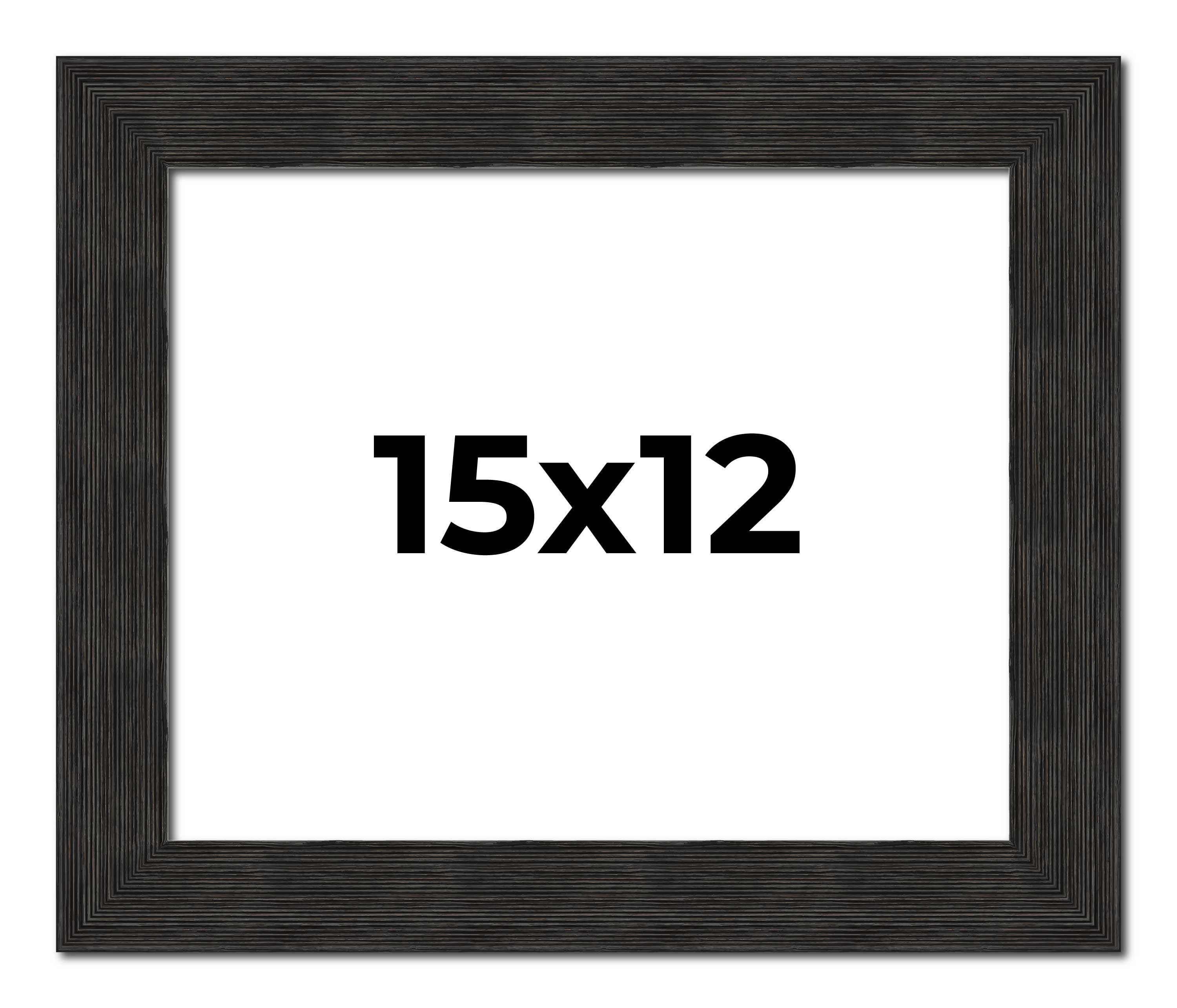 12x15 contemporary black picture frame uv acrylic foam board backing