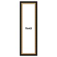 thumbnail image 1 of 11x43 Frame Gold Real Wood Picture Frame Width 2.25 Inches | Interior Frame Depth 0.5 Inches |, 1 of 8